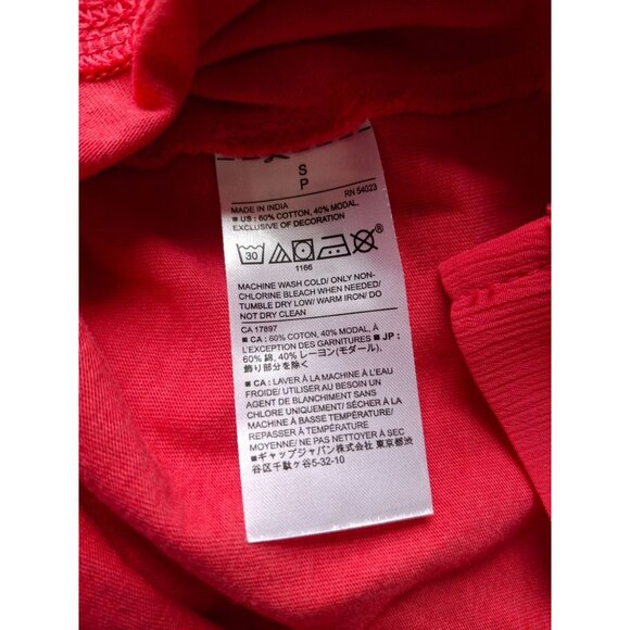 Banana Republic Womens VNeck Tank Top S Red Sleeveless Lagenlook Y2K Corpcore - Picture 4 of 6